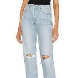 RE/DONE Loose high-rise straight jeans